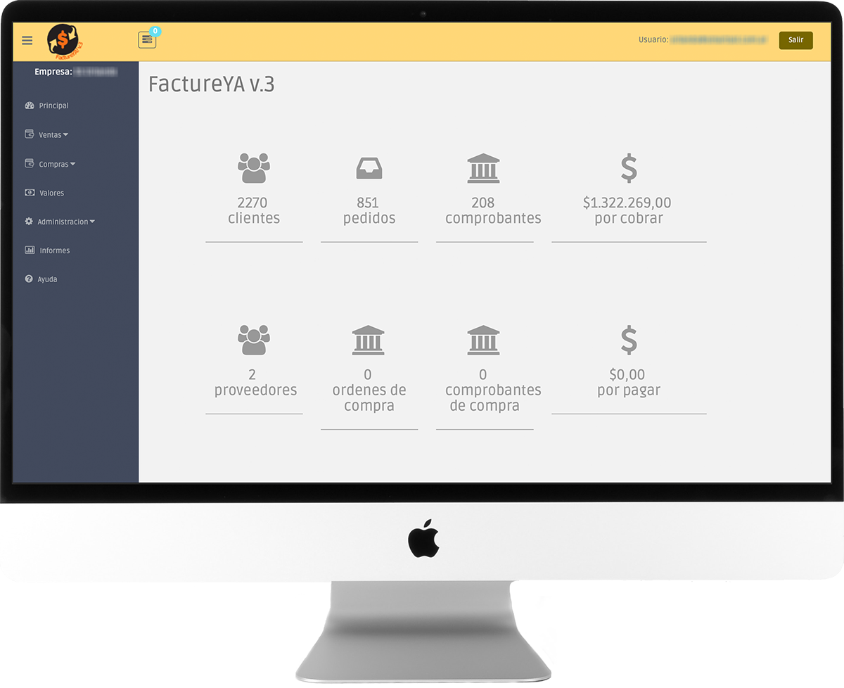 FactureYA v3 - Software de facturación seguro y rápido para industrias de manufactura (imprentas)